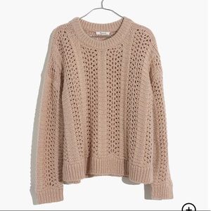 NWT Madewell Windemere Pointelle Sweater size M